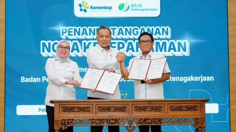 Menkop Dorong Pekerja Koperasi Merah Putih Terlindungi BPJS Ketenagakerjaan