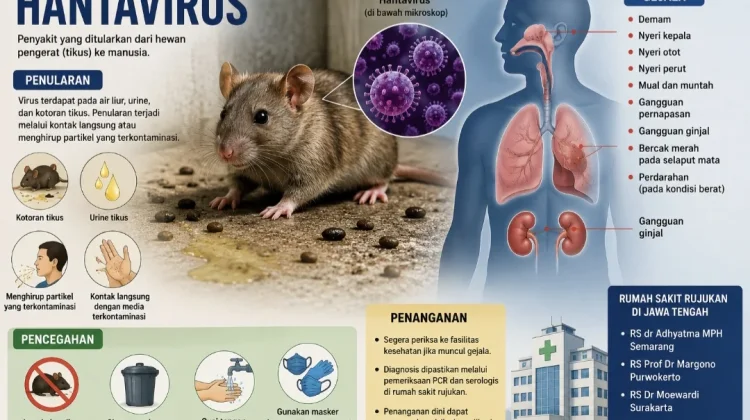 Jateng Nihil Kasus Hantavirus, Delapan RS Jateng Tetap Disiagakan