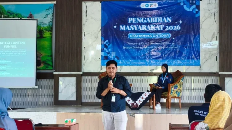 Kopma Untidar Magelang Beri Pelatihan Penjualan dan Pemasaran Digital