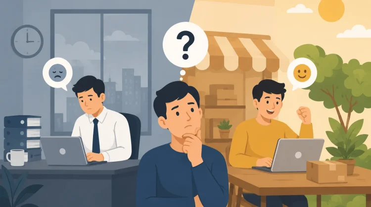 Kerja Kantoran vs Wirausaha, Mana yang Lebih Bahagia?