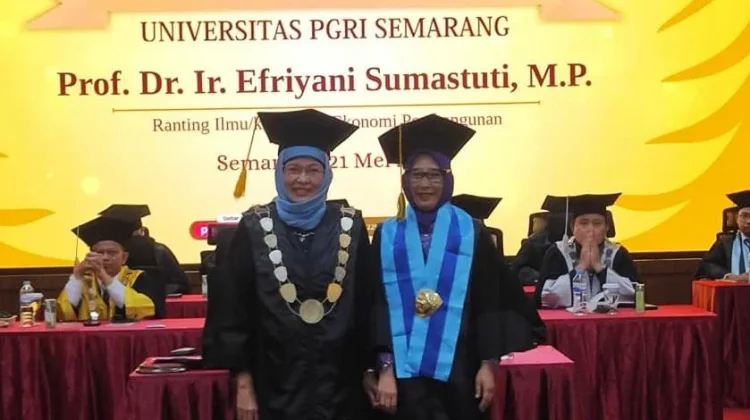 Perkuat SDM, UPGRIS Kukuhkan Guru Besar Bidang Ekonomi Pembangunan