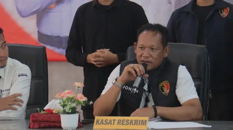 Polres Pemalang Ungkap Pencurian Kabel Feeder Tower, 4 Orang Diamankan