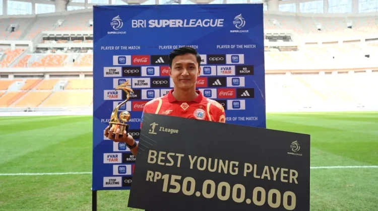Pemain Persija Dony Tri Jadi Best Young Player of The Season