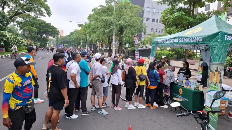 Dukung Keberlanjutan MBG, Stan Universitas Semarang Diserbu Pengunjung CFD