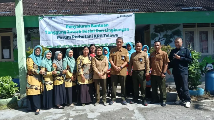 Dukung Pendidikan Anak Usia Dini, Perhutani Telawa Bantu Renovasi TK di Boyolali
