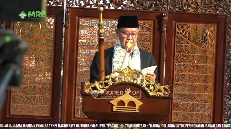 Khotbah Iduladha di Simpanglima Semarang Tekankan Kejujuran dan Kebersamaan