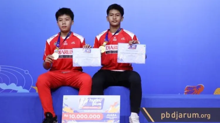 Brian/Raysel Jadi yang Terbaik di Ganda Pemula Putra Hydroplus Sirnas B Kaltim 2026