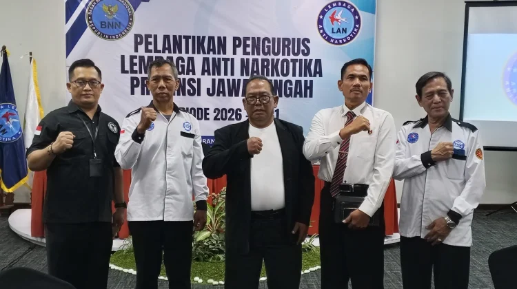 Pengurus LAN Jateng 2026-2031 Dilantik, Siap Perkuat Edukasi Anti Narkoba