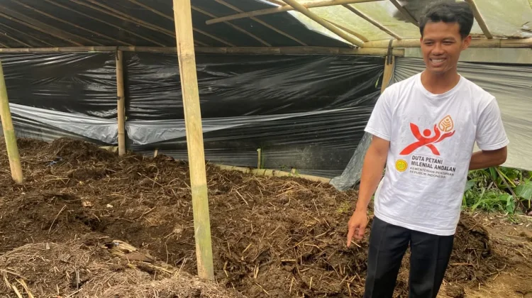 Cuan Pupuk Organik Petani Milenial