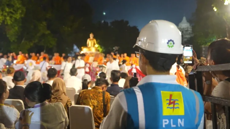 Puncak Perayaan Waisak di Borobudur, PLN Terapkan Sistem Kelistrikan Empat Lapis