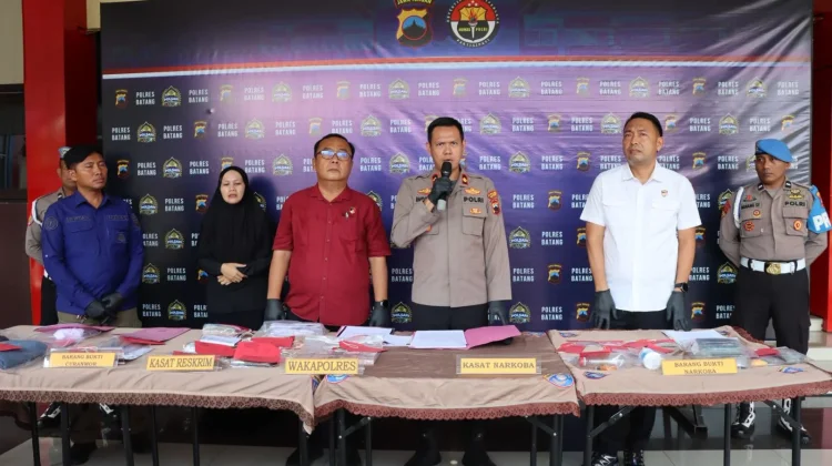 Empat Kasus Narkoba Terungkap, Ribuan Pil Obat Keras Ilegal Disita Polres Batang