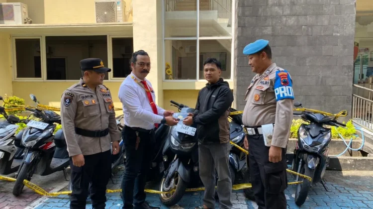 Polrestabes Semarang Bongkar Jaringan Curanmor, Motor Korban Mulai Dikembalikan