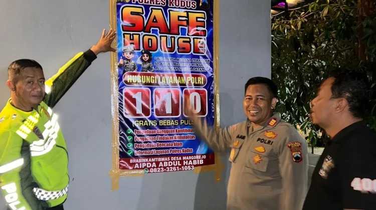 Polsek Dawe Resmikan Program Safe House 110 di Dua Desa