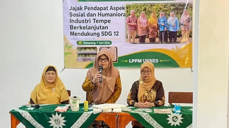 Dukung SDGs 12, Unnes Gelar Jajak Pendapat Aspek Sosial Humaniora Industri Tempe