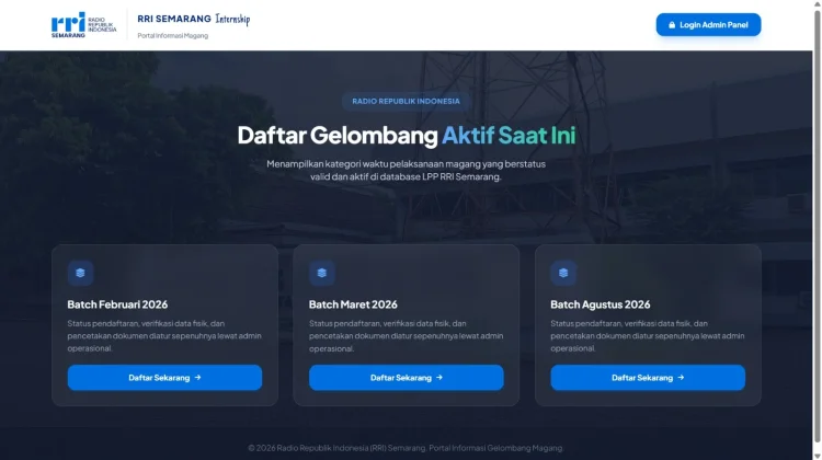 Transformasi Digital Magang RRI Semarang Karya Peserta Magang