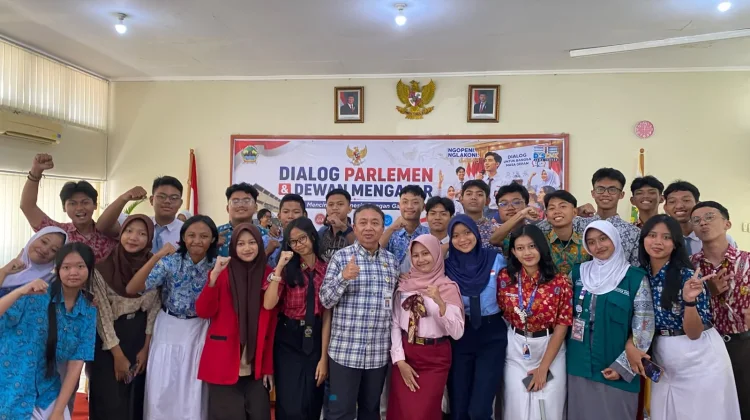 Diskusi Bersama OSIS, Yudi Indras Tekankan Pentingnya Bangga Jadi WNI