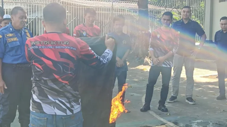 Lapas Semarang Gelar Pelatihan Mitigasi Risiko Darurat Kebakaran