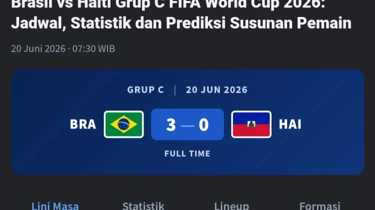 Brasil Kembali ke Jalur Kemenangan, Pengamat: Selacao Mulai Tunjukan Kualitas
