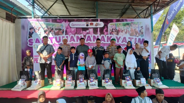 Polrestabes Semarang Santuni 130 Anak Yatim