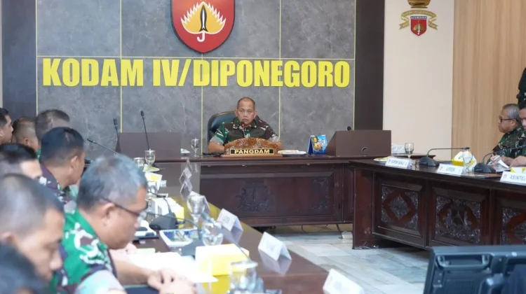 Akselerasi Militansi Prajurit, Pangdam IV/Diponegoro Terima Paparan Komprehensi