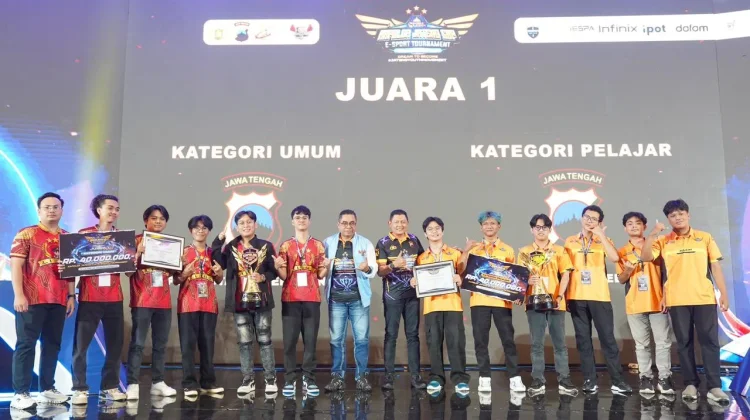 Polrestabes Semarang dan Polresta Magelang Wakili E-sport Jateng di Kapolri Cup