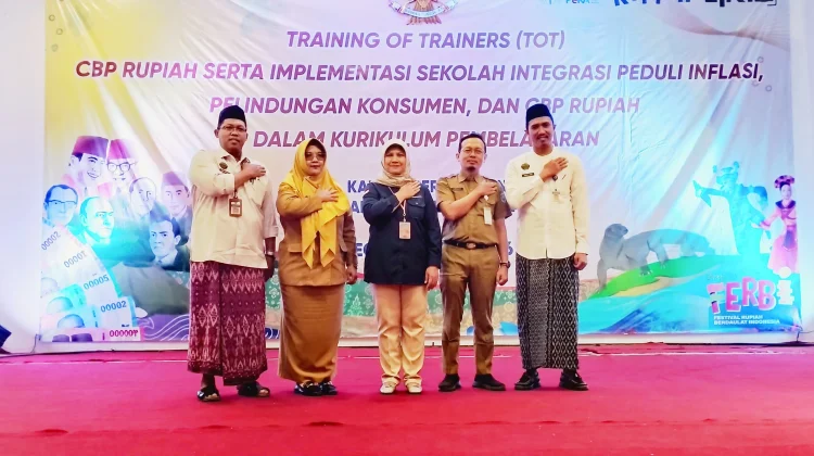 BI Tegal Latih 400 Guru Jadi Agen Literasi Ekonomi dan Cinta Rupiah