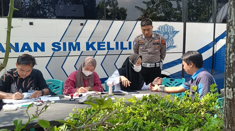 Makin Gesit, Layanan SIM Keliling Satlantas Batang Manfaatkan Ruang Publik