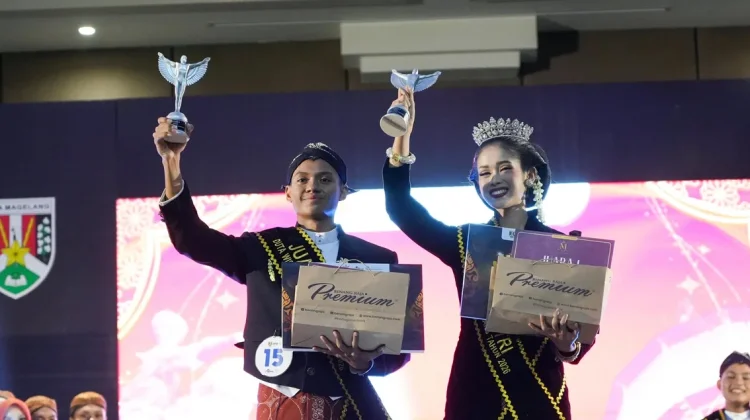 Rakha Farras Zahy Alfa Achieno dan Khalifa Valle Duta Wisata Kota Magelang 2026