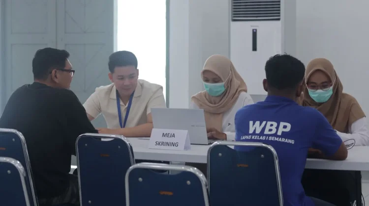 Lapas Semarang Perkuat Deteksi Dini Lewat Skrining Kesehatan