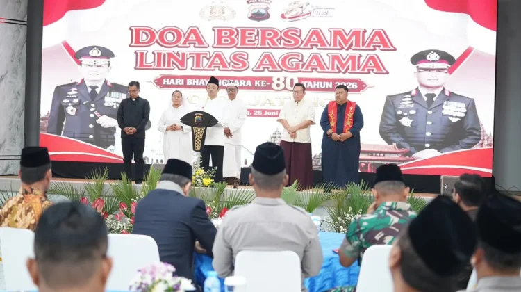 Doa Lintas Agama, Polda Jateng Teguhkan Sinergi dan Toleransi di Hari Bhayangkara