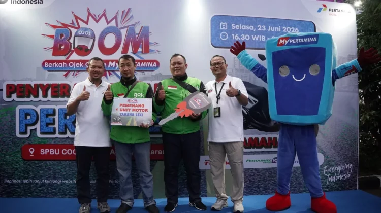 Rutin Transaksi MyPertamina, Lima Pengemudi Ojol Menangkan Hadiah Motor