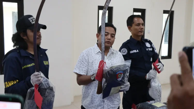 Gangster Bersenjata Tajam di Pati Ditangkap Polisi sebelum Tawuran Massal
