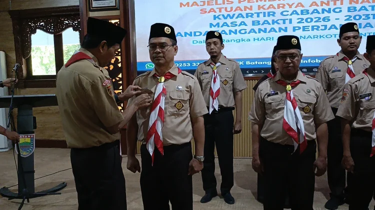 Saka Anti Narkoba Dikukuhkan, Pramuka jadi Mitra BNN Berantas Narkotika