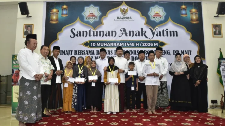 Muharam Berkah, PIMAJT Salurkan Rp225 Juta untuk 450 Anak Yatim