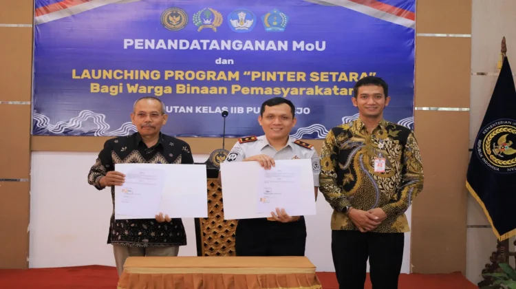 Rutan Purworejo dan Dinas Pendidikan Launching Program Pintar Setara