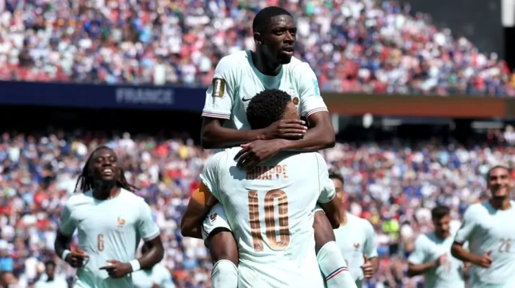 Dembele Hattrick, Prancis Sapu 3 Laga