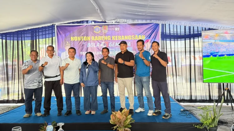 400 Pelaku UMKM Rasakan Perputaran Ekonomi Nobar Piala Dunia di Lanal Semarang