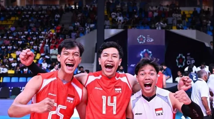 Ukir Sejarah, Skuat Timnas Bola Voli Putra Juarai AVC Mens Cup 2026