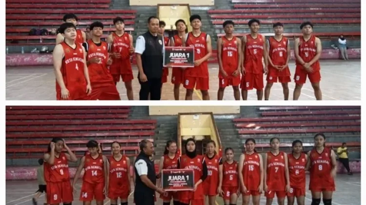 Tim Basket Putra dan Putri Kendal Lolos ke POPDA Jateng