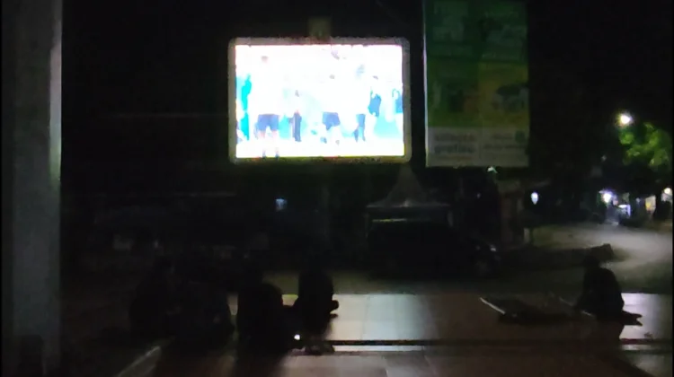 Pemkab Rembang Hadirkan Nobar Piala Dunia Tiap Hari di Videotron Alun-alun