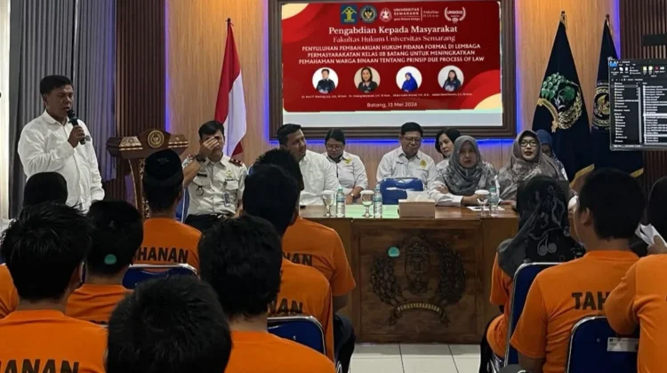 Perkuat Literasi, USM Sosialisasikan Hak Bantuan Hukum kepada Warga Binaan Lapas