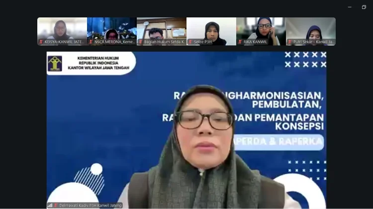 Kemenkum Jateng Perkuat Kualitas Regulasi Lewat Harmonisasi Raperwal Surakarta