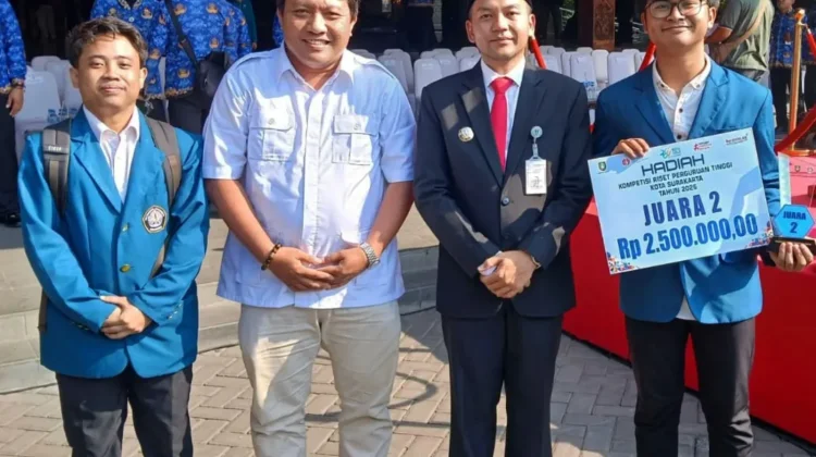 Mahasiswa Vokasi Undip Menang Lomba Riset Lewat Inovasi Paving Antibanjir
