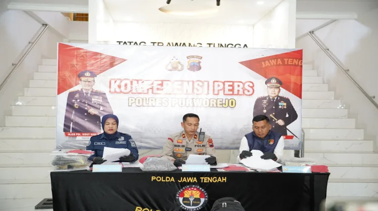 Polres Purworejo Tangkap Pelaku Curi Kabel Lampu Jalan, Satu DPO