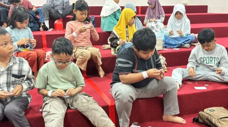 Puluhan Anak Ikuti Kegiatan MBG di Perpusda Kudus