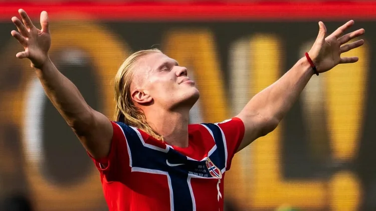Haaland Cetak Brace, Norwegia Singkirkan Brasil menuju Perempat Final