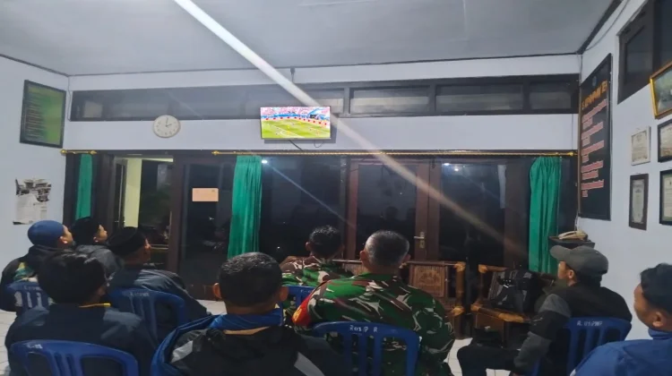 Kodim 0708/Purworejo Gelar Nobar Piala Dunia 2026 Bareng Warga