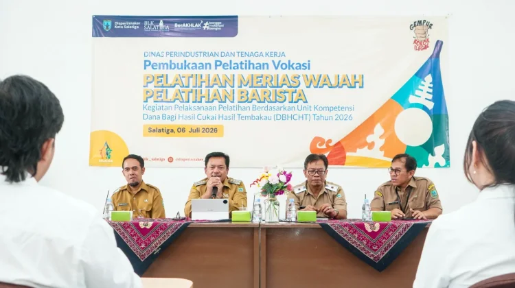 Wali Kota Salatiga Buka Pelatihan Vokasi MUA dan Barista di BLK