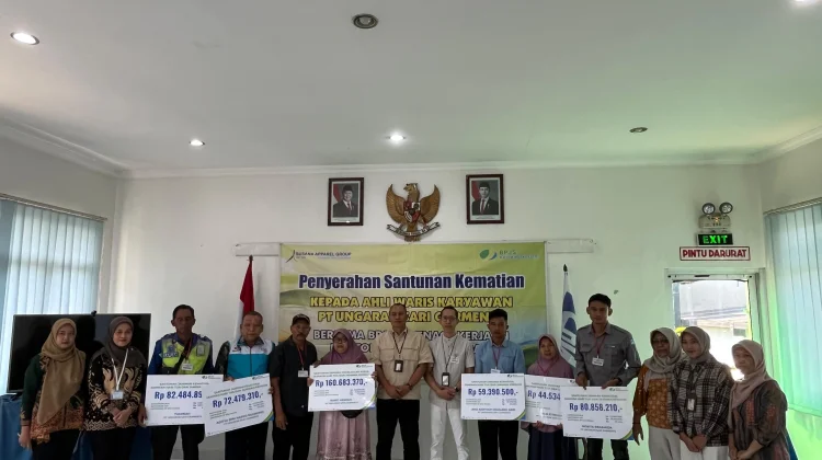 BPJS Ketenagakerjaan Ungaran Cairkan Santunan JKK dan JKM Senilai Rp441 Juta