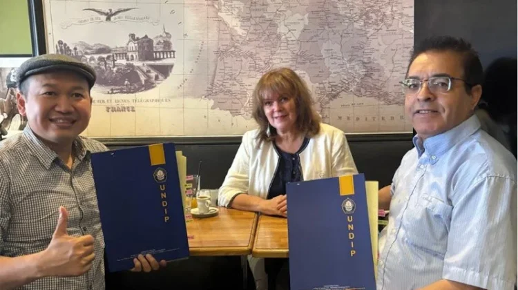 Undip Jajaki Program Double Degree Magister dengan Université Paris-Saclay